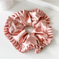 Gifty - Oversized Ruffled Satin Look Scrunchie