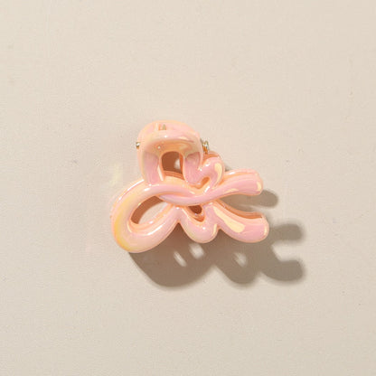 Beau - Glossy Bow Detail PS Side Hair Claw Clip