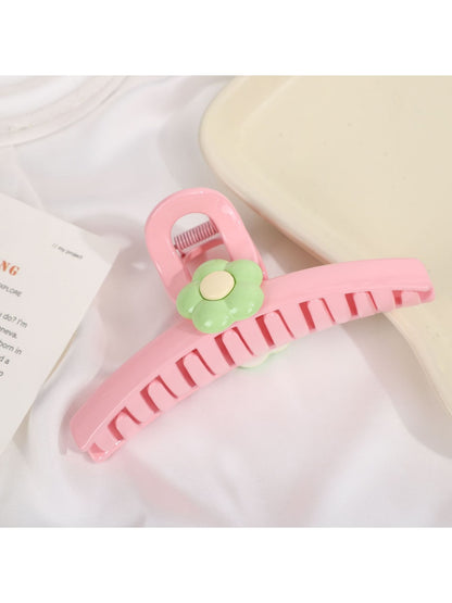 Beau - Macaron Style Flower Decorative Claw Clip
