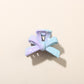 Beau - Gradient Speckled Bow Front Hair Claw Clip