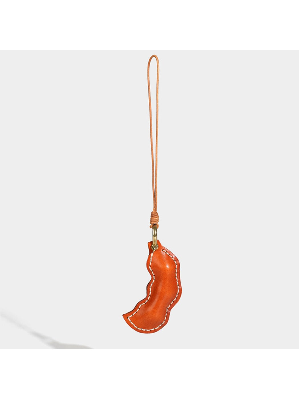 Keypus - Pea Pod-Shaped Charm Keychain