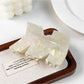 Beau - Glossy Marbled Acetate M Shape Claw Clip