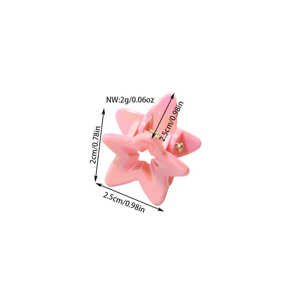 Beau - Sweet Style Star Bangs and Side Hair Claw Clip