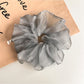 Gifty - Sheer Organza Look Solid Color Scrunchie