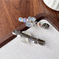 Close-up of Beau bear shape hair clip highlighting textured details