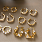 Earedge - Vintage Twisted Geometric Earrings