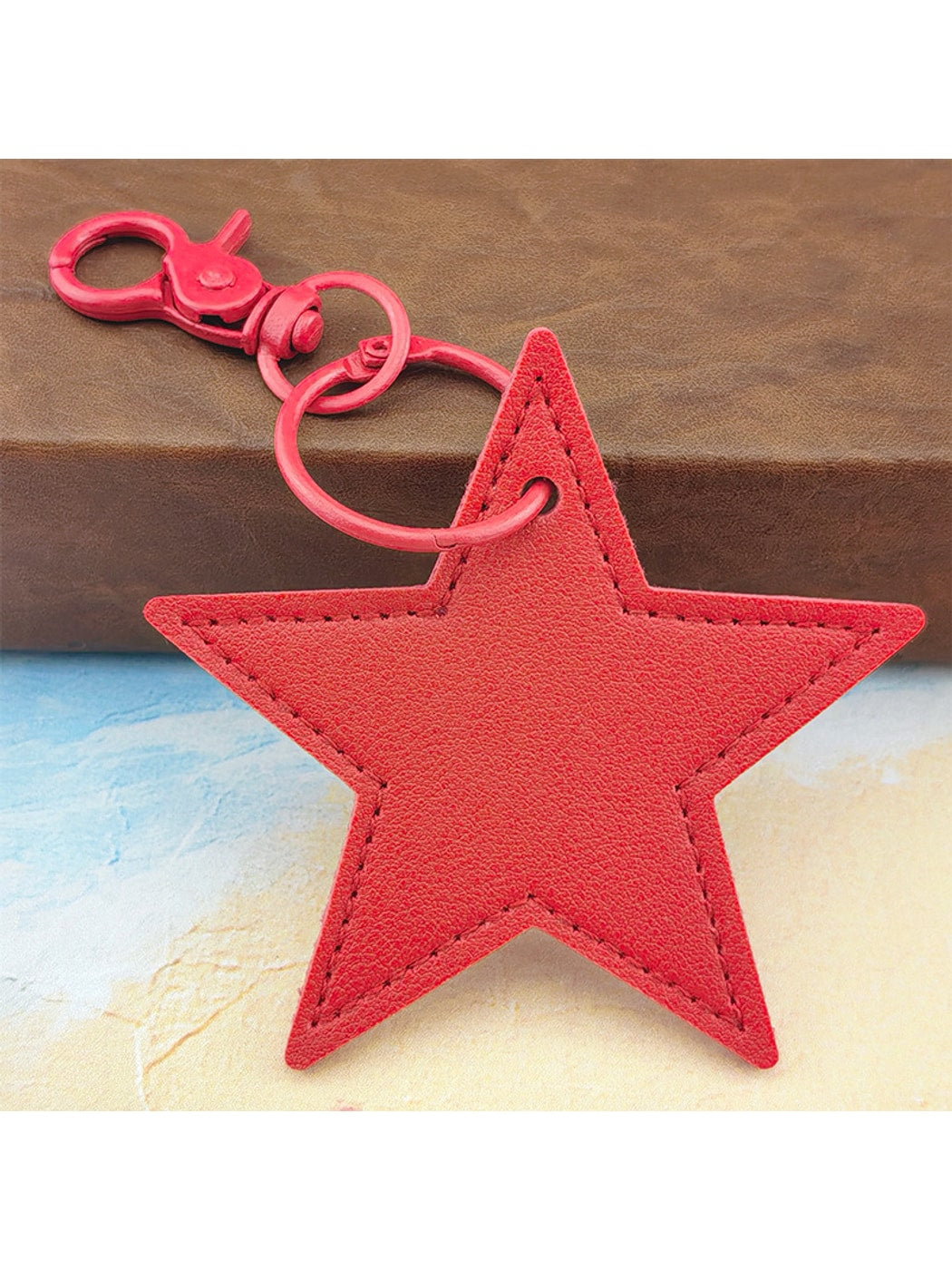 Keypus - Modern Minimalist PVC Alloy Star Keychain