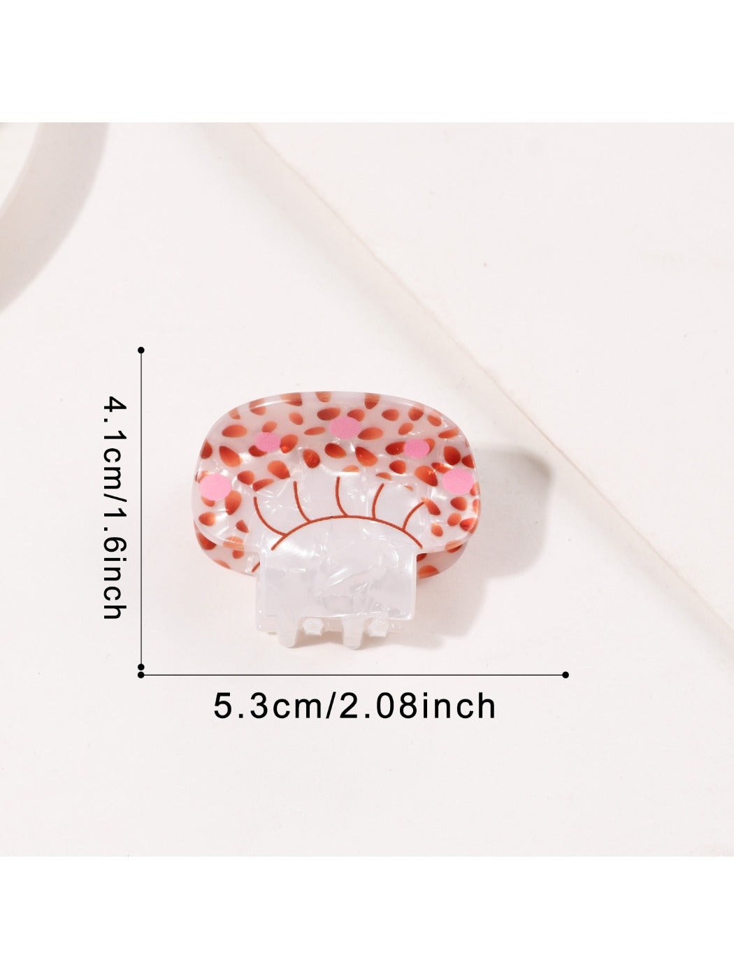 Beau - Cute Mushroom Shaped Hair Claw Clip