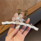 Beau - Sweet Floral Wave Shape Hair Styling Claw Clip