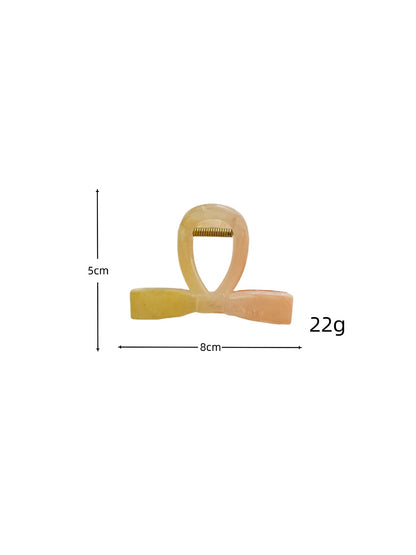 Beau - Sweet Bow Design Gradient Claw Clip