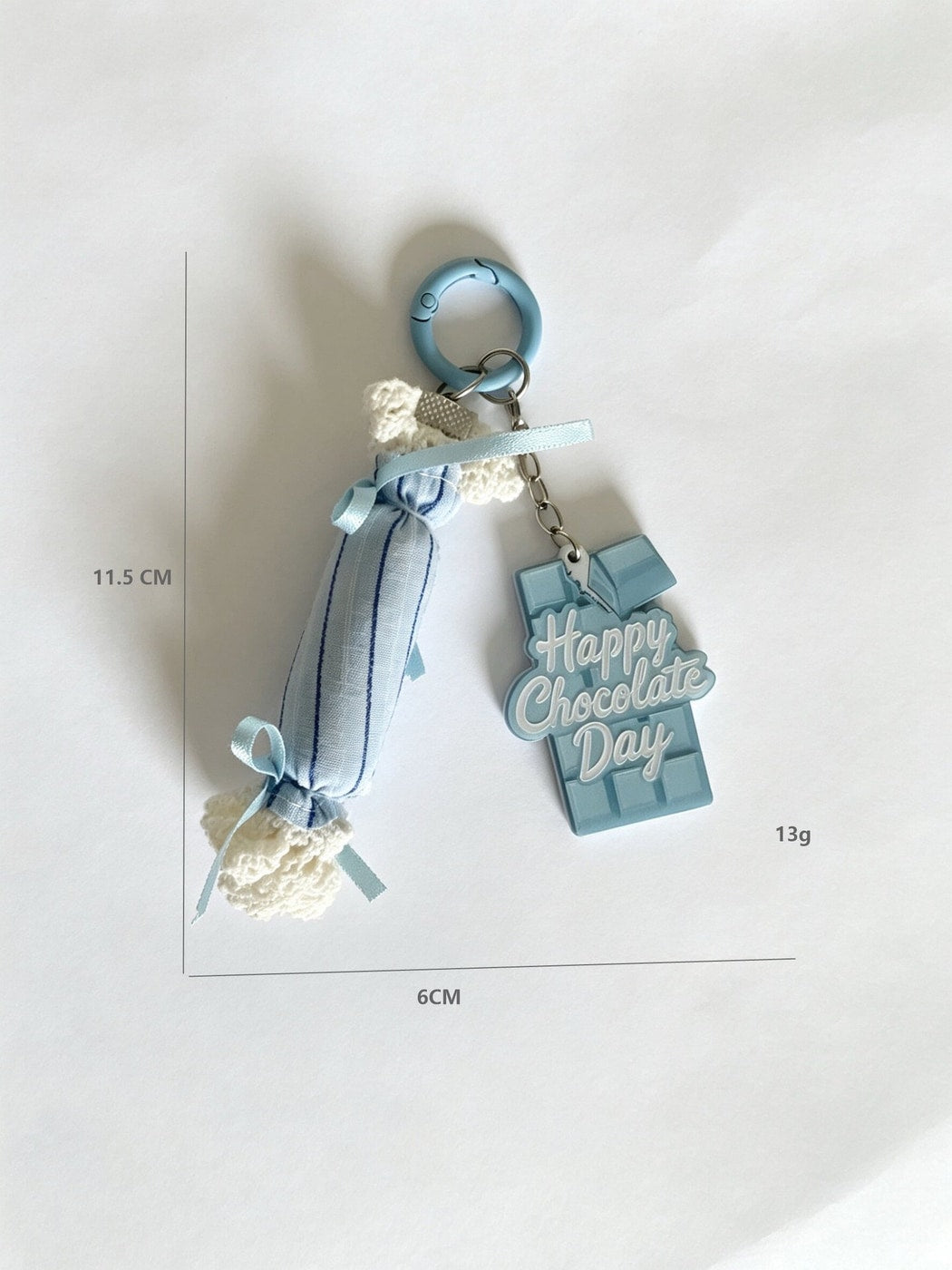 Keypus - Sweet Style Candy Wrapper Charm Ring Keychain