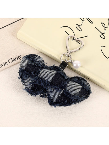 Keypus - Fashion ripped denim bag pendant
