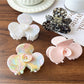 Beau - Geometric Flower Acetate Fiber Hair Claw Clip