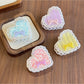 Beau - Acetic Acid Bowknot Heart-shaped Hairpin