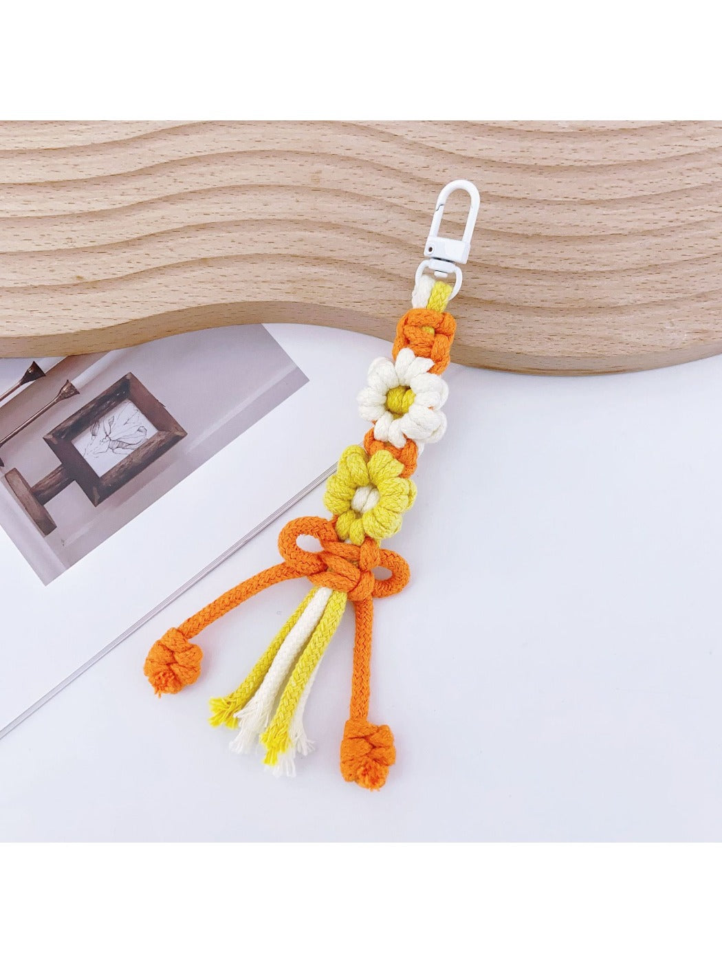 Keypus - Daisy Flower Bag Accessory Keychain