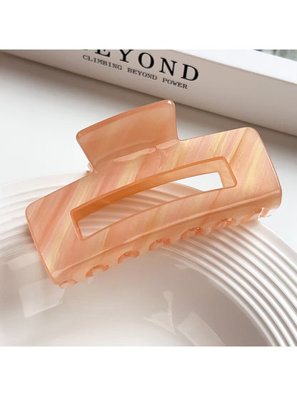 Beau - Geometric Hollow Acrylic Claw Hair Clip
