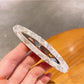 Beau - Elegant Oval Hollowed Out Hair Clip