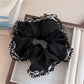 Gifty - Organza Tassel Hair Scrunchie
