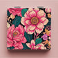 Mirroray - Floral Print Foldable Touch-Up Mirror