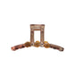 Beau - Transparent Beaded PVC Alloy Claw Clip