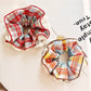 Gifty - Color Block Plaid Lace Scrunchie