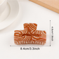 Beau - Rectangular Vintage Style Acrylic Claw Clip