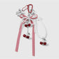 Keypus - Y2K Sweet Bow Cherry Bag Charm Keychain