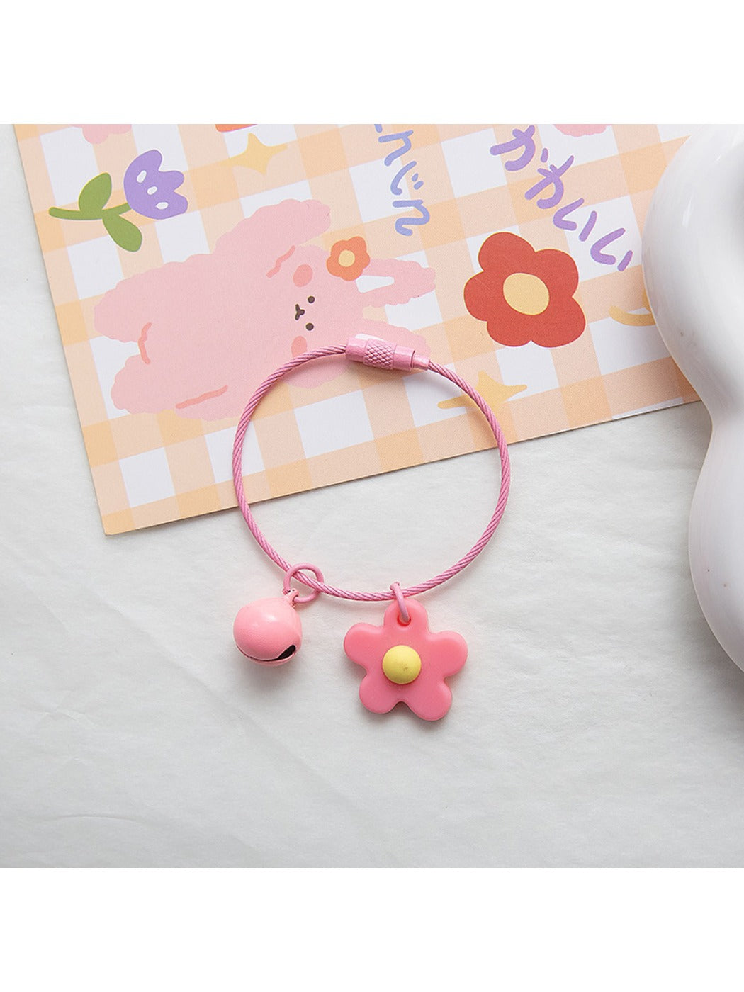 Keypus - Candy-Colored Flower Bell Keychain