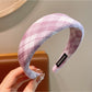Gifty - Plaid Fabric Patterned Sweet Style Headband