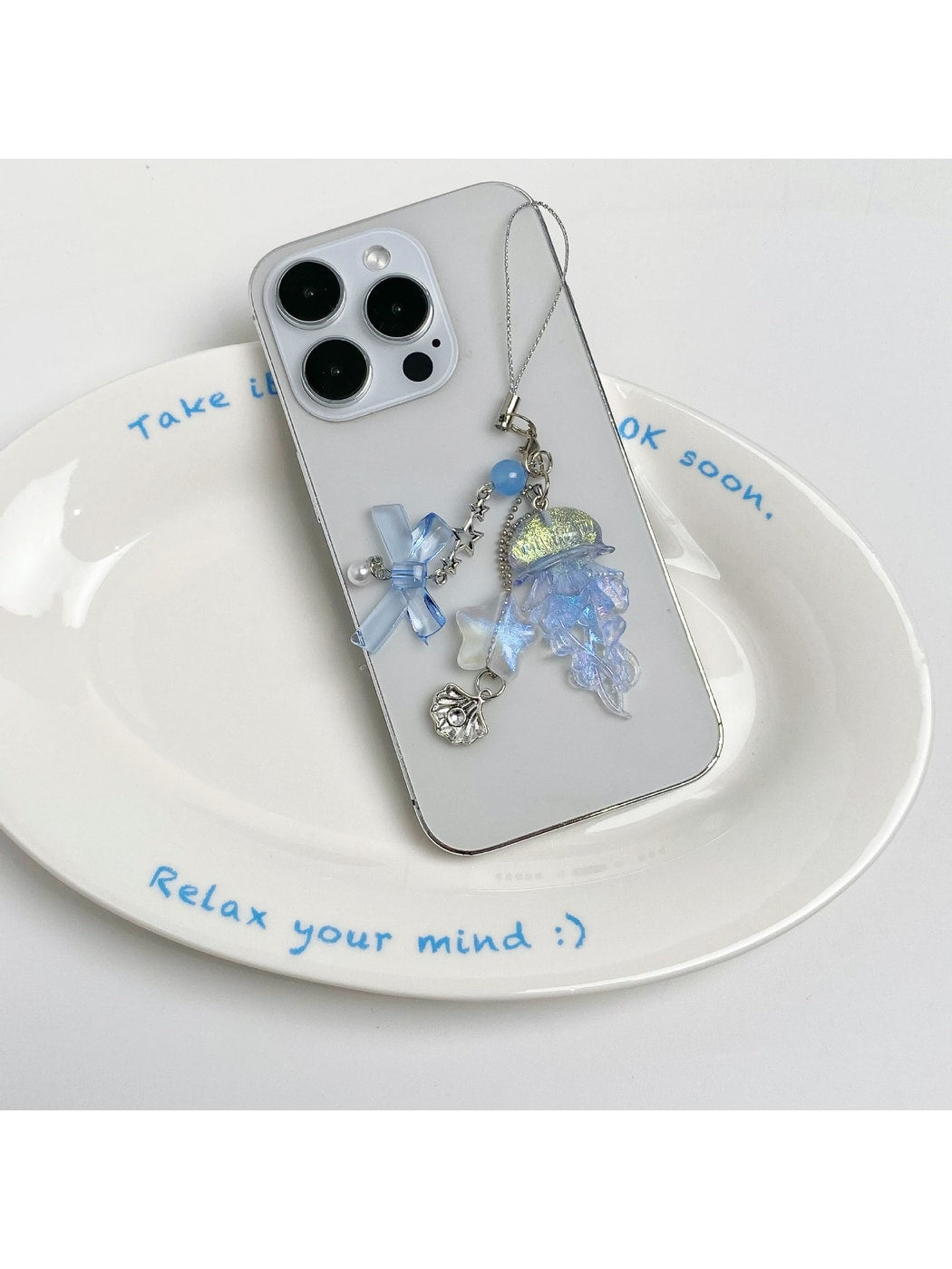 Keypus - Ocean Themed Jellyfish Star Detail Keychain