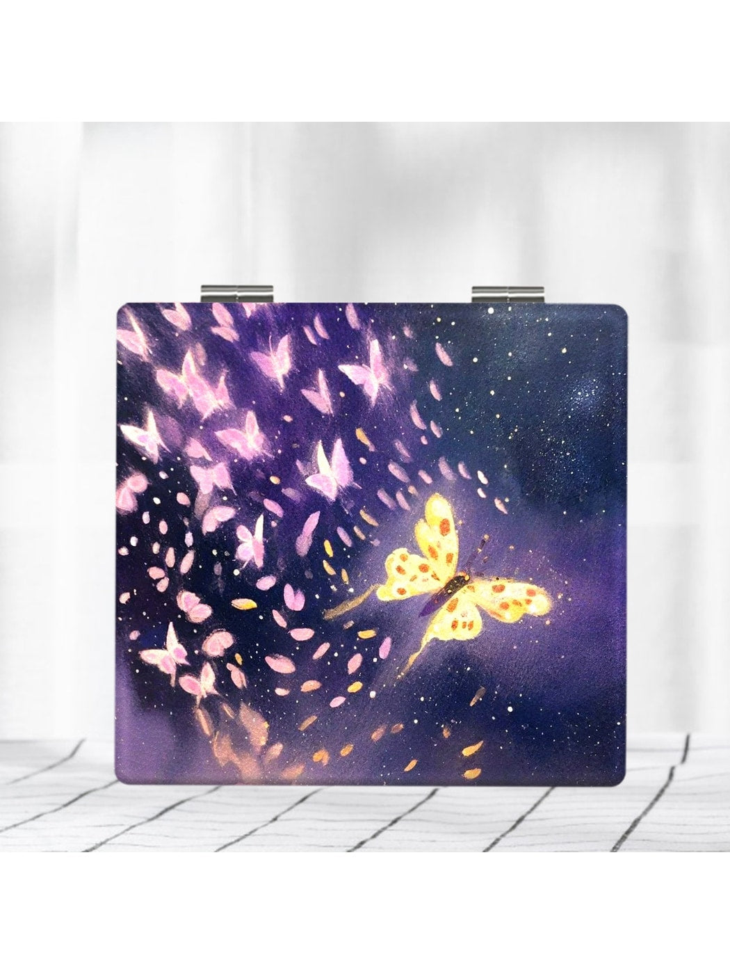 Mirroray - Dreamy Butterfly Pattern Compact Mirror