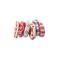 Gifty - Elastic Colorful Towel Hair Ring Set