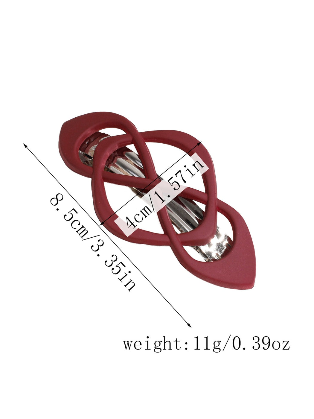 Beau - Matte Hollow Design Hair Clip