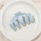 Beau - Marbled Finish Plastic Shark Style Claw Clip
