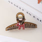 Beau - A Retro Puppy Print Claw Clip