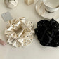 Gifty - Vintage Polka Dot Ruffle Edge Scrunchie