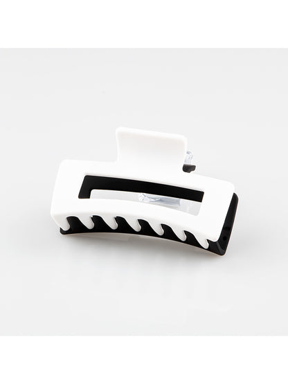 Beau - Two Tone Square Openwork Claw Clip