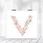 Mirroray - Floral Letter Pattern Foldable Makeup Mirror