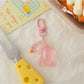 Keypus - Cute Solid Color Roast Duck Shaped Keychain