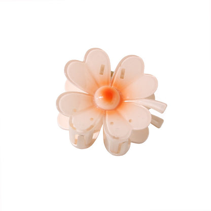 Beau - Layered Flower Petal Decorative Claw Clip
