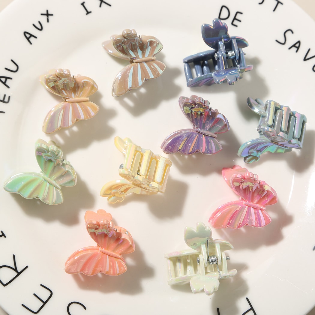 Beau - Glossy Gradient Butterfly PS Hair Claw Clip