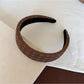 Gifty - Wide Polka Dot Fabric Covered Women's Headband