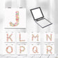 Mirroray - Decorative Letter Design Portable Mirror