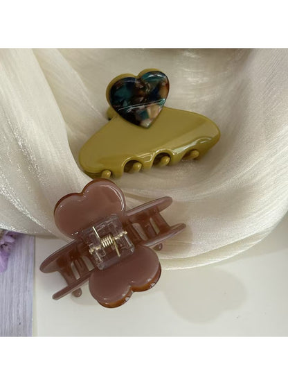 Beau - Elegant Half Moon Heart Shaped Claw Clip