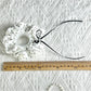 Gifty - Polka Dot Bow Ribbon Polyester Scrunchie