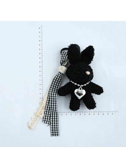 Keypus - Love Bow Bunny Backpack Pendant