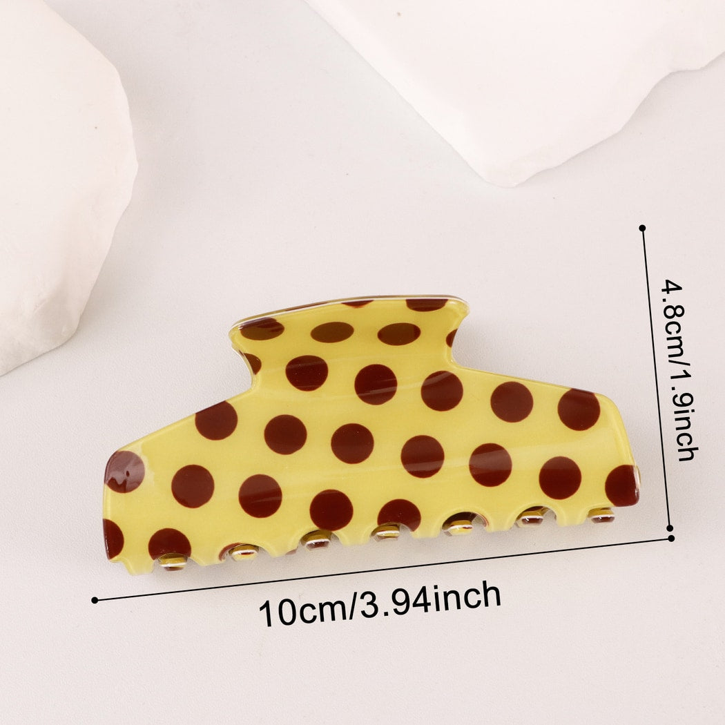 Beau - Simple Sweet Polka Dot Claw Clip