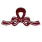 Beau - Versatile Red Irregular-Shaped Hair Clip