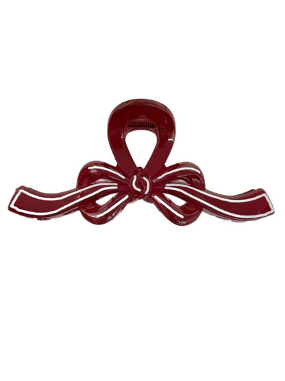Beau - Versatile Red Irregular-Shaped Hair Clip