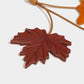 Keypus - Botanical Leaf-Shaped Charm Keychain